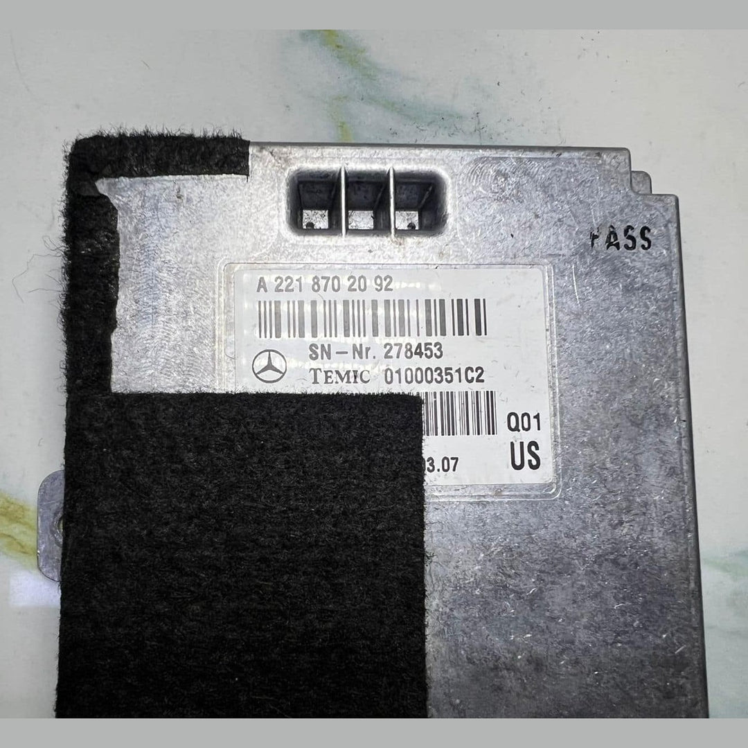 07-14 Mercedes CL550 Voice Communication Control Module A2218702092 W216 CL550