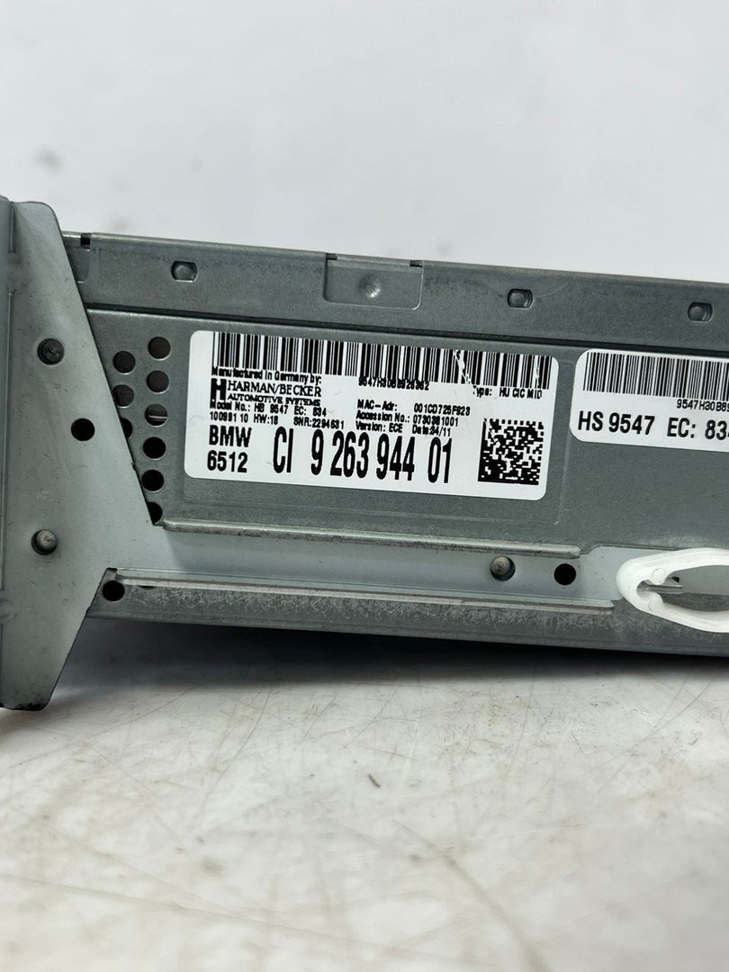 2010-2014 BMW X5 E70 LCI E71 X6 HARMAN Cic Mid Cd Player Audio System 9263944 