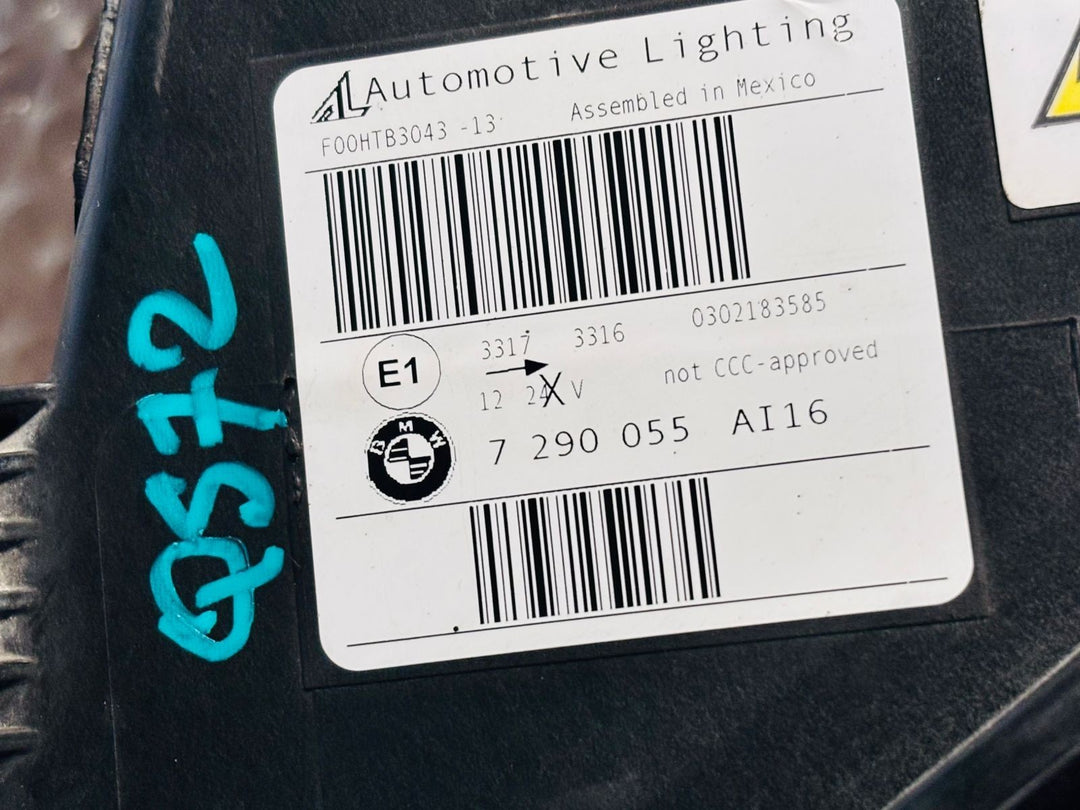 Bmw X5 F15 2013 TO 2016 Headlight XENON LHS LEFT SIDE COMPLETE 7290055