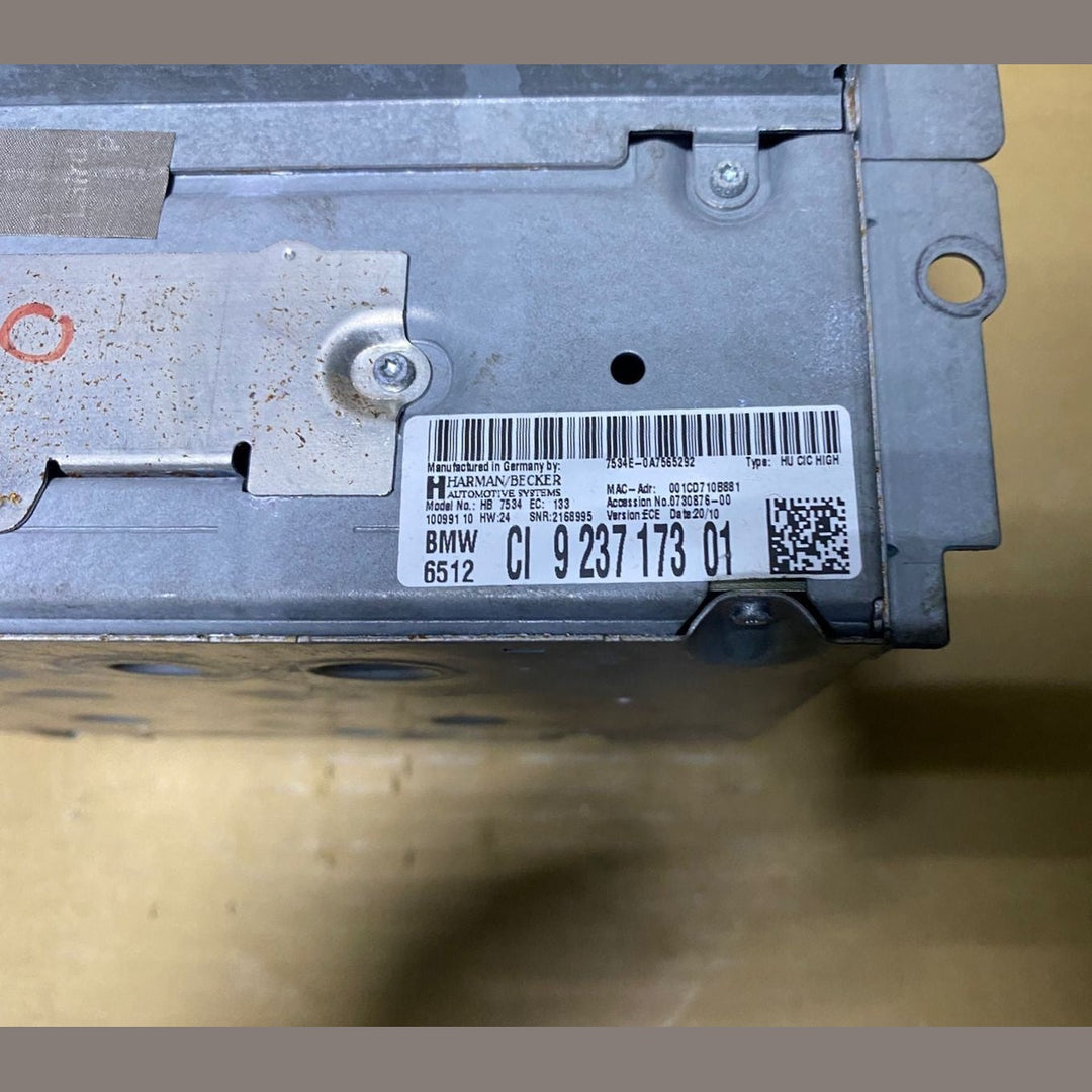 BMW Navigation Radio Head Unit 9237173 F10, F11 5 Series and F01, F02, F03, F04 