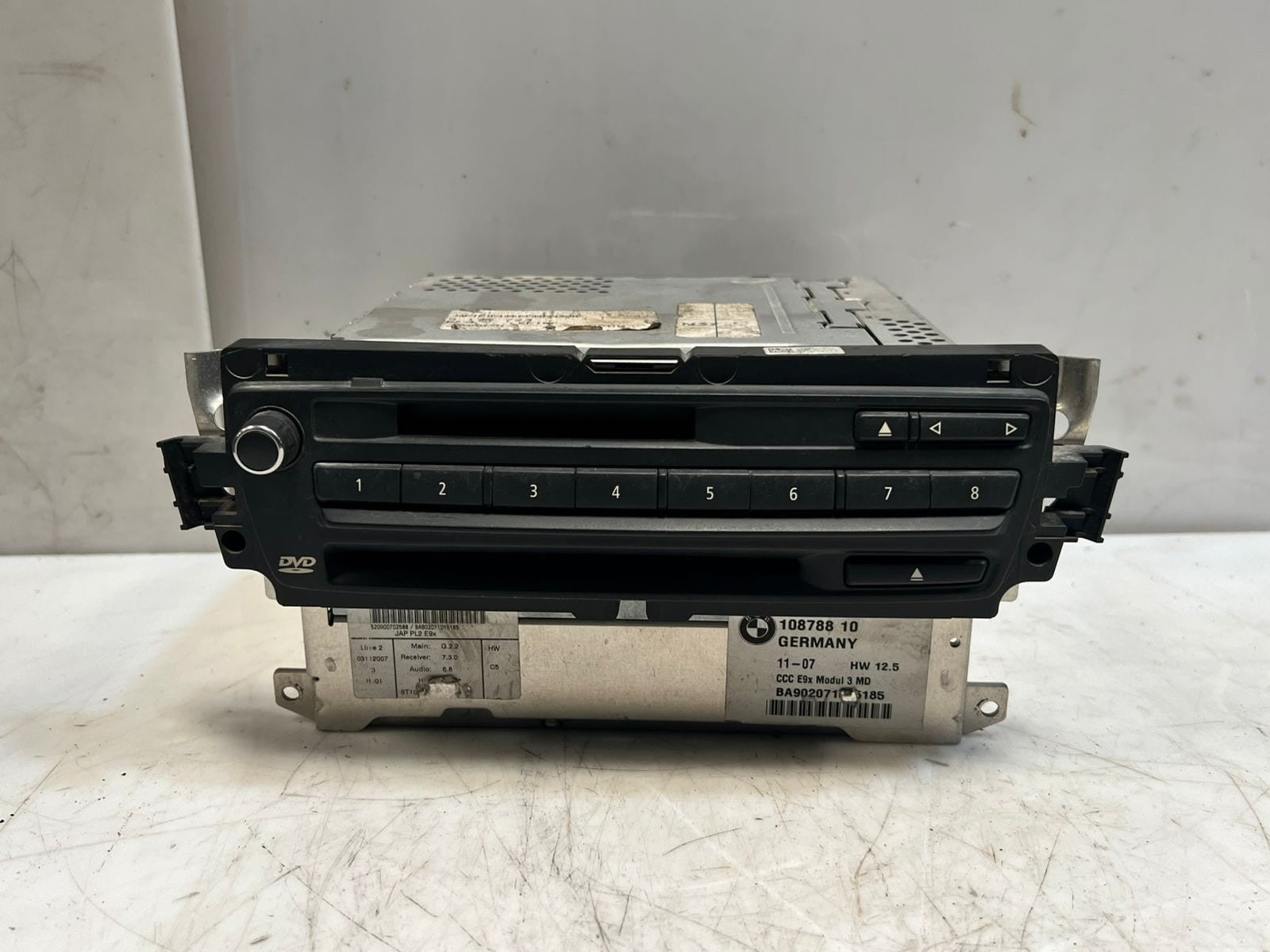 OEM BMW 3 SERIES E90 E91 E92 E93 CCC SAT NAVIGATION JAPAN HEAD UNIT-9170723