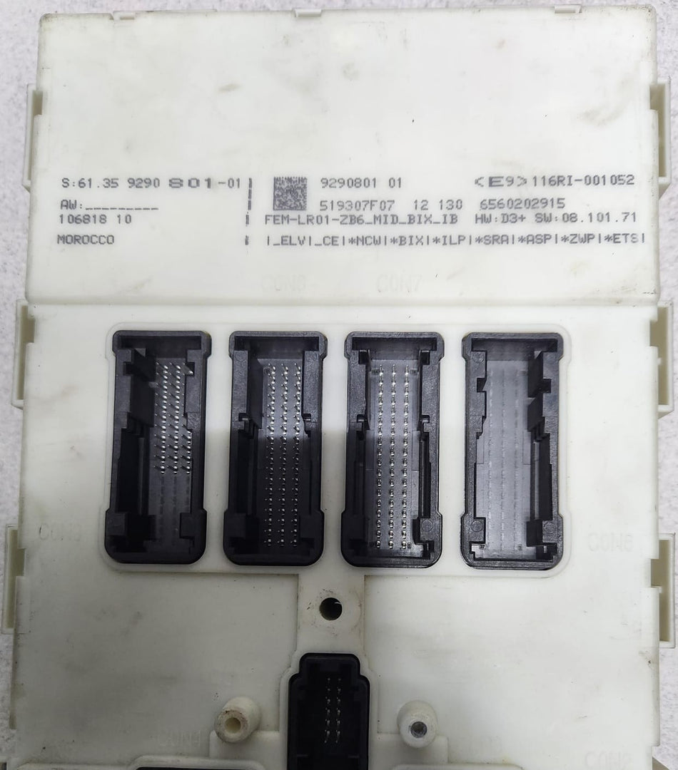 2012-2016 BMW 328i Body Control Module 9290801 328i 335i F30 F20