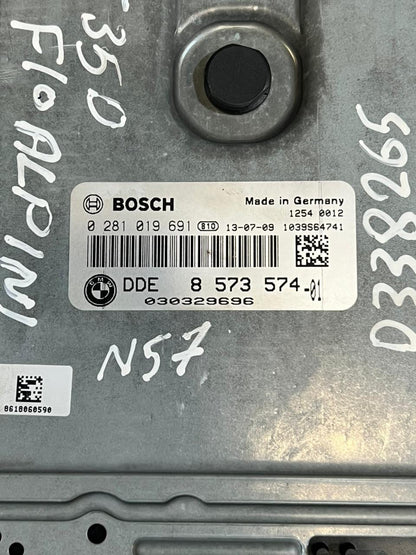 BMW 5' F10 N57 535D Engine Control Unit ECU SET DDE+ CAS4+ 1KEY 8573574 OEM