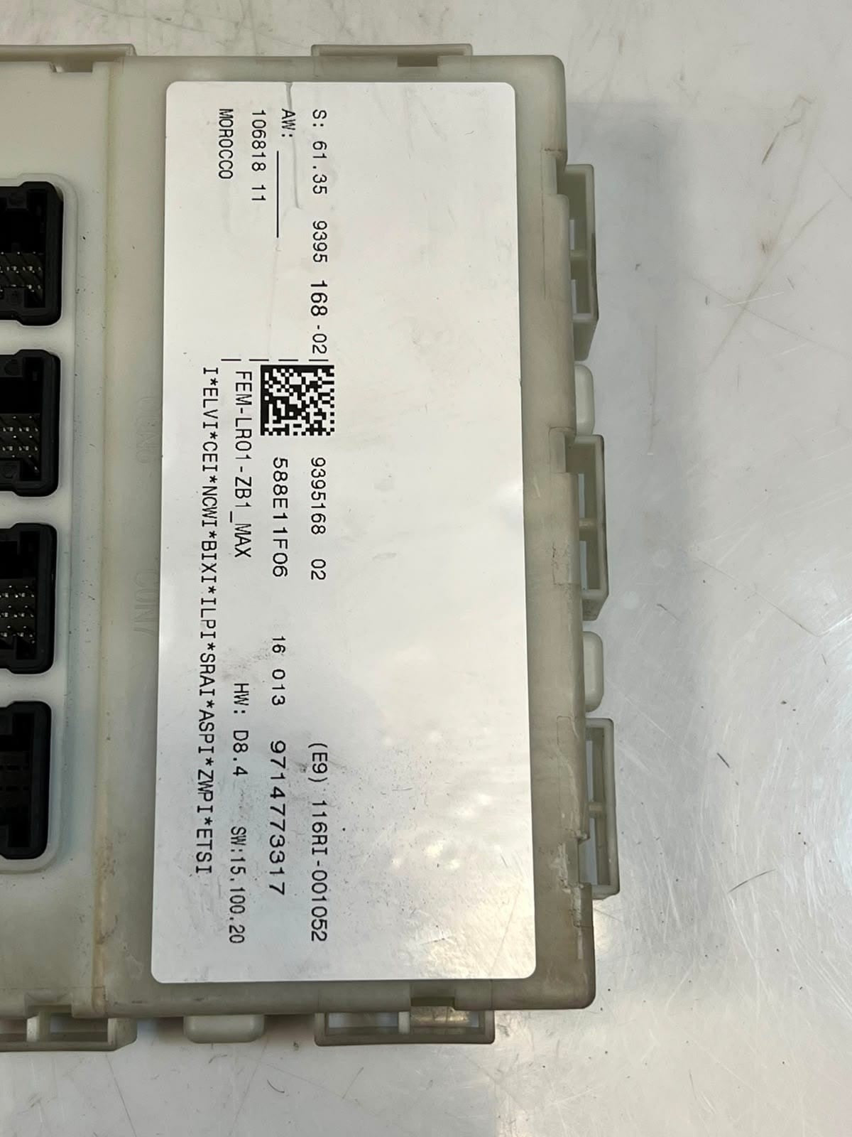 2015 BMW 3' F30 LCI B48 320i Engine Control Unit ECU SET DME+FEM+1KEY 8663562