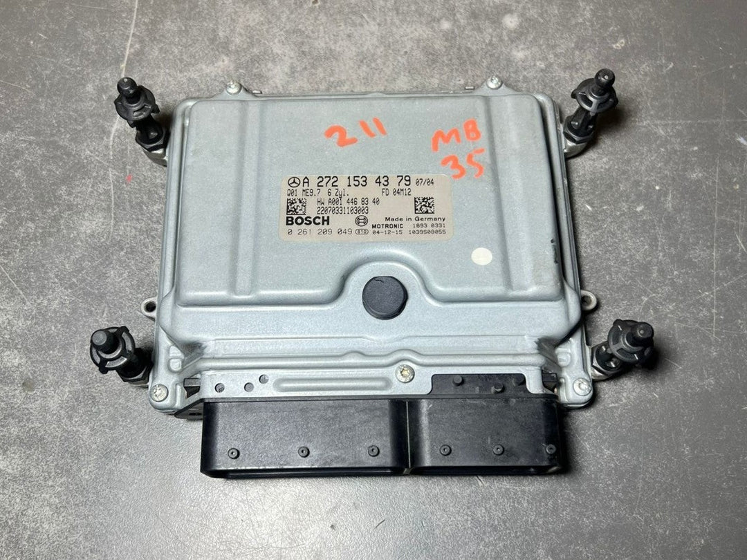 02-07 Mercedes W211 E-Class Engine Control Module Unit ECM ECU A272 1534379 OEM