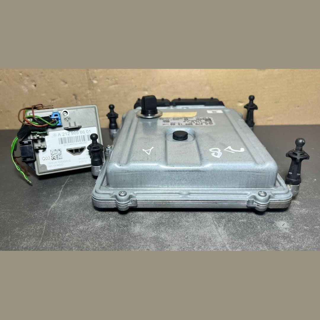 Mercedes W218 ECU Engine Control Module Ignition Key Switch Set A278 9001500 OEM