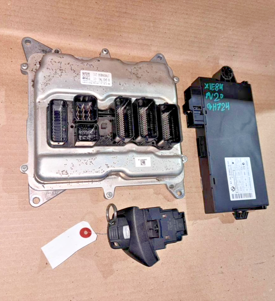 BMW E89 Z4 PETROL N20 ENGINE CONTROL ECU DME MODULE SET 8643741