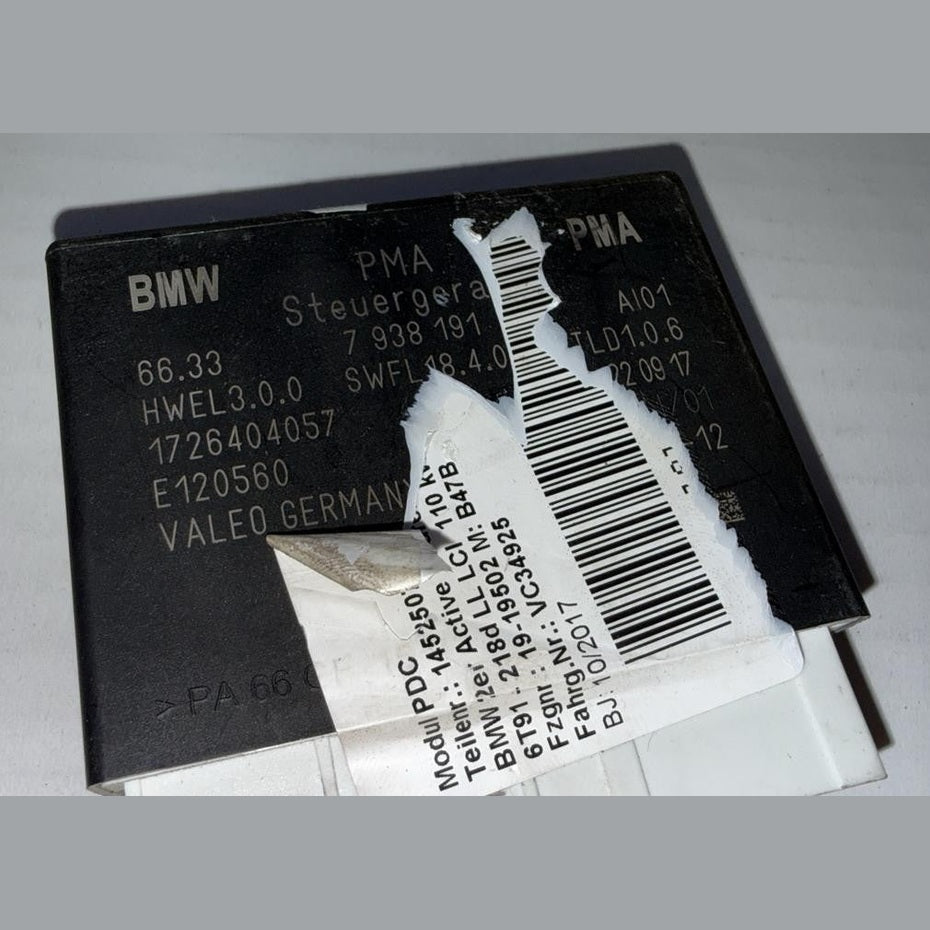 BMW F45 F46 X1 F48 X2 F39 X3 F25 X4 F26 CONTROL UNIT PDC PMA MODULE OEM 7938191