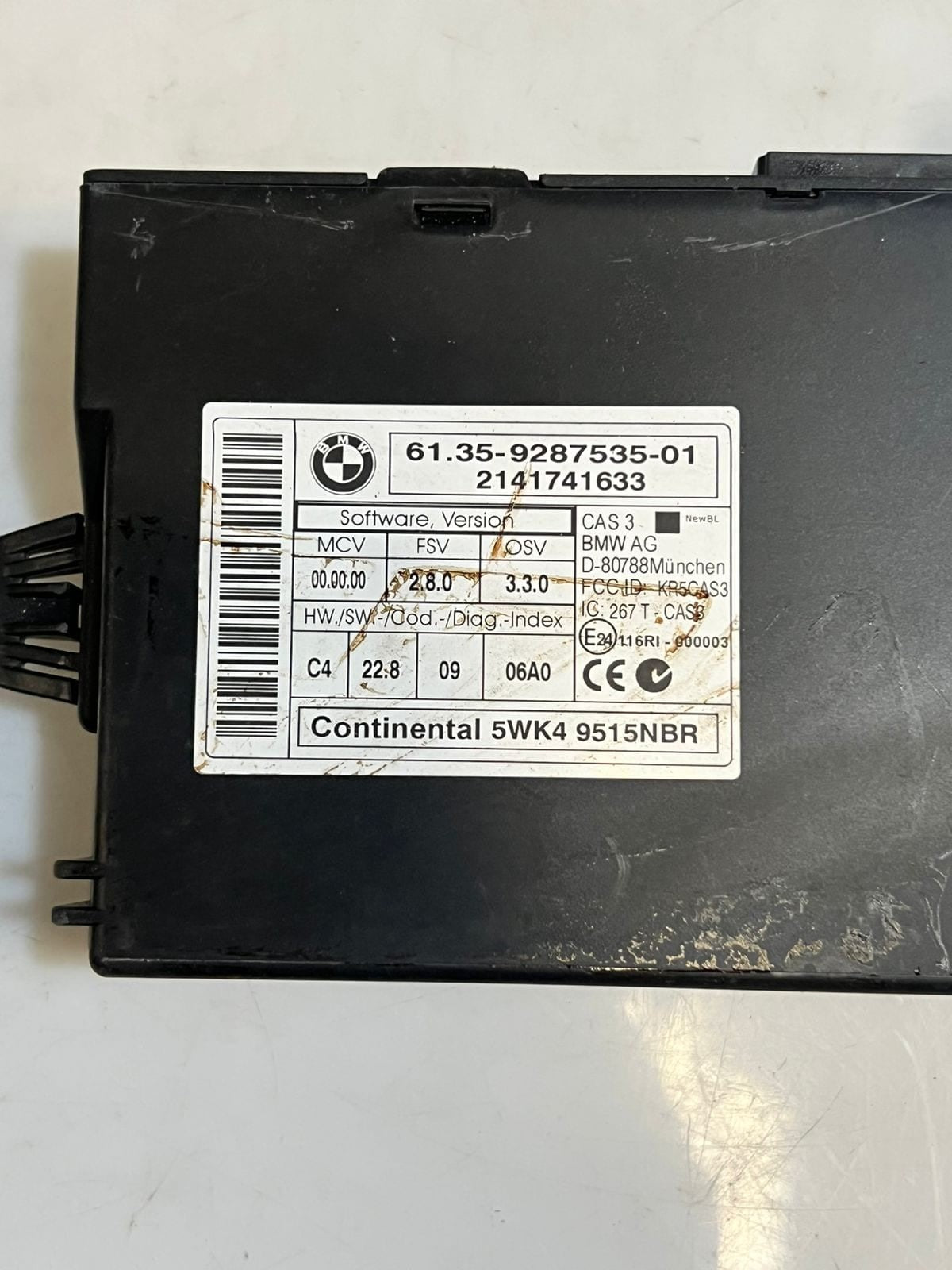 2015 Mini Cooper R60 N47N Engine Control Unit ECU SET DDE+CAS3+2KEYS 8583423