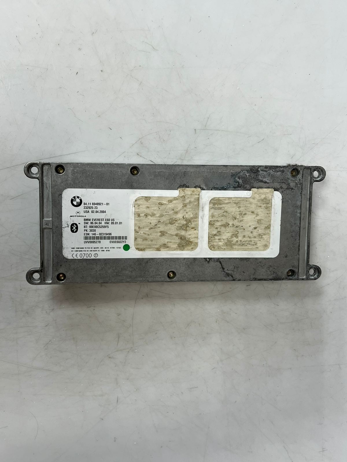 2004-2007 BMW 525i 530i 545i 550i M5 645ci  Bluetooth Control Module 6948921 OEM