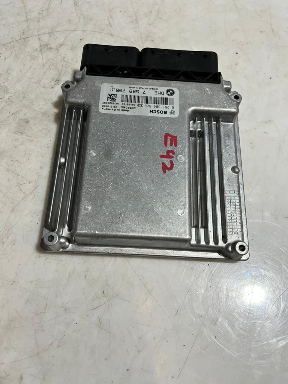 BMW 3 SERIES E92 Engine Control Unit ECU SET DME + CAS3 + 1KEY 7589705 OEM