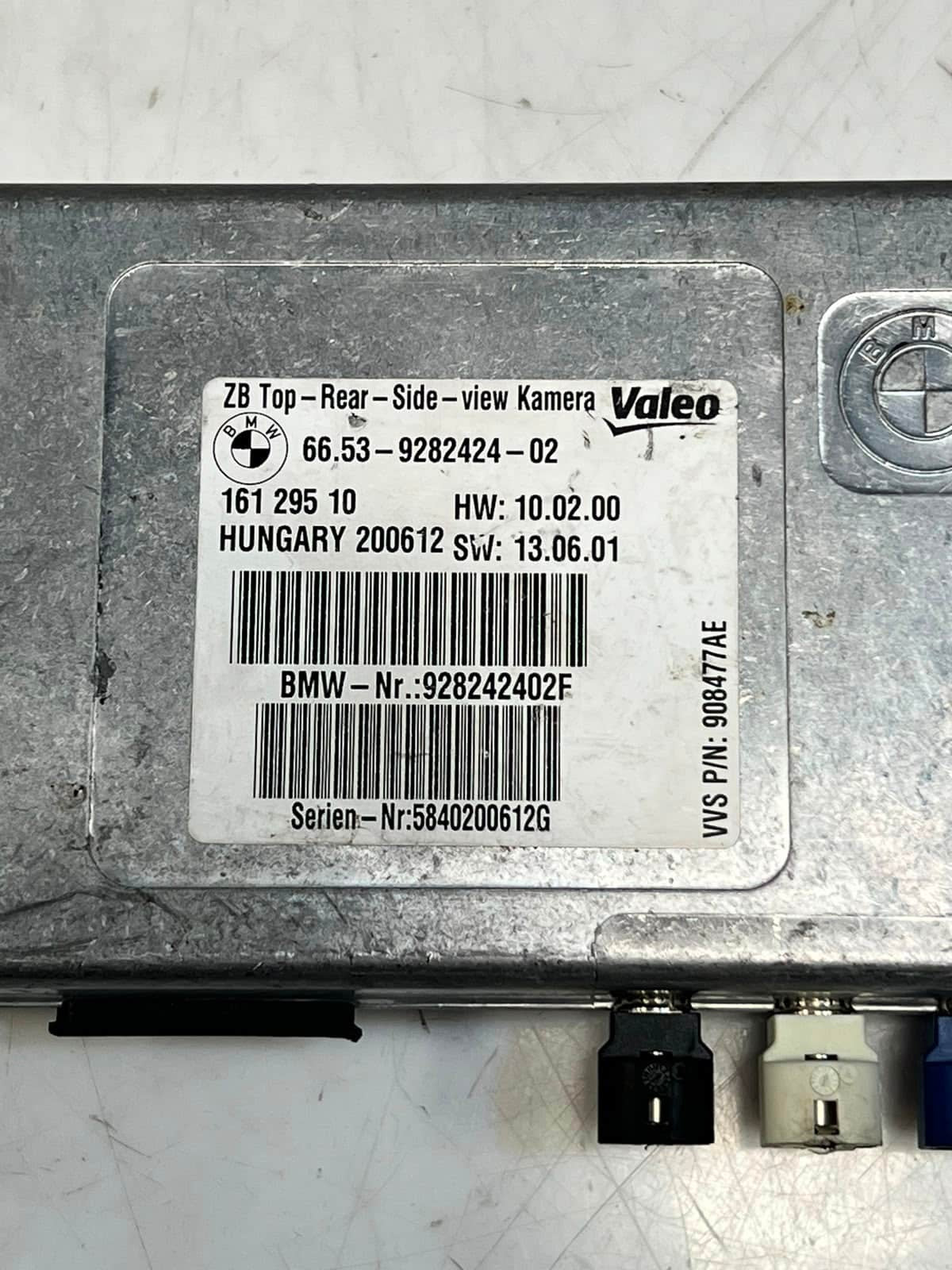 2012-2016 BMW 650i  F10 F11 F12 5' Surround View Camera Control Module 9282424