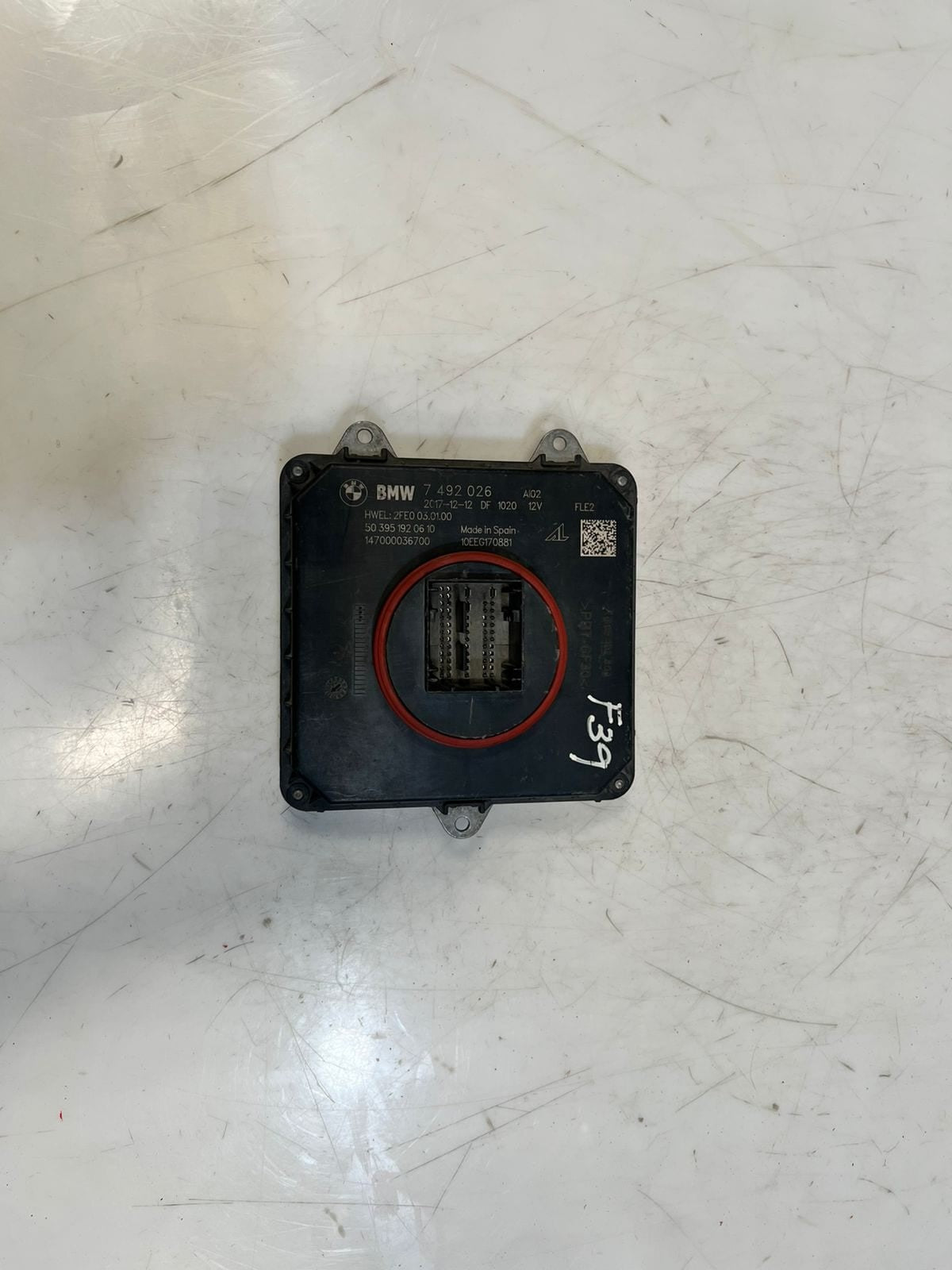 BMW F20 F39 F32 Led Headlight Control Module Left Or Right Adaptive Led 7492026