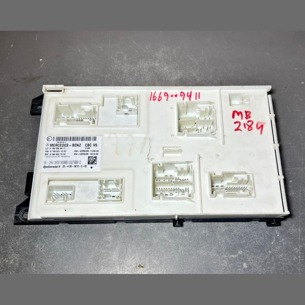 Mercedes-Benz W166 ML GL GLE Front SAM Body Control Module Unit A166 9009411 OEM