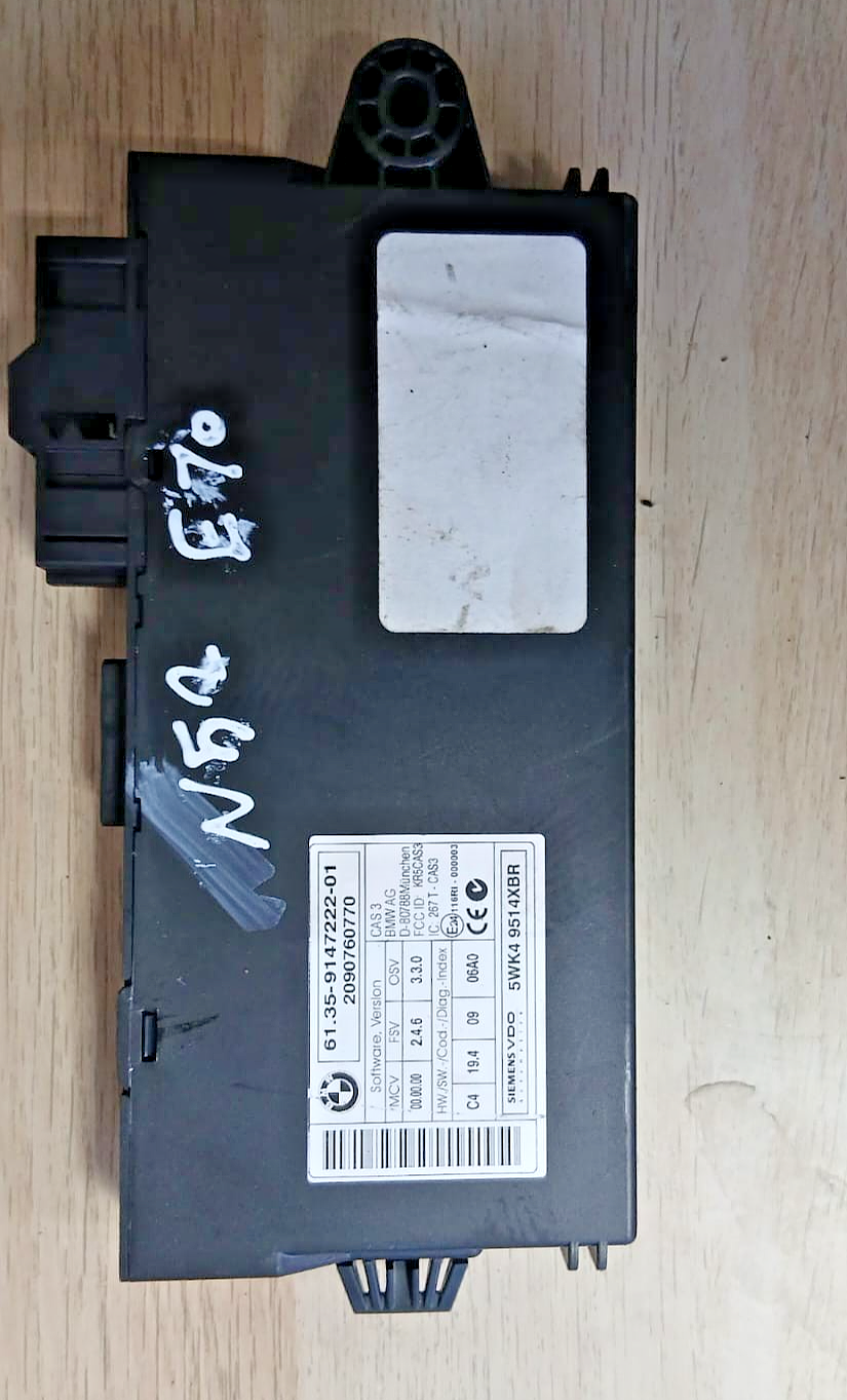 BMW E70 N52 DME MSV80.0 5WK91136 ECU KIT 7594483