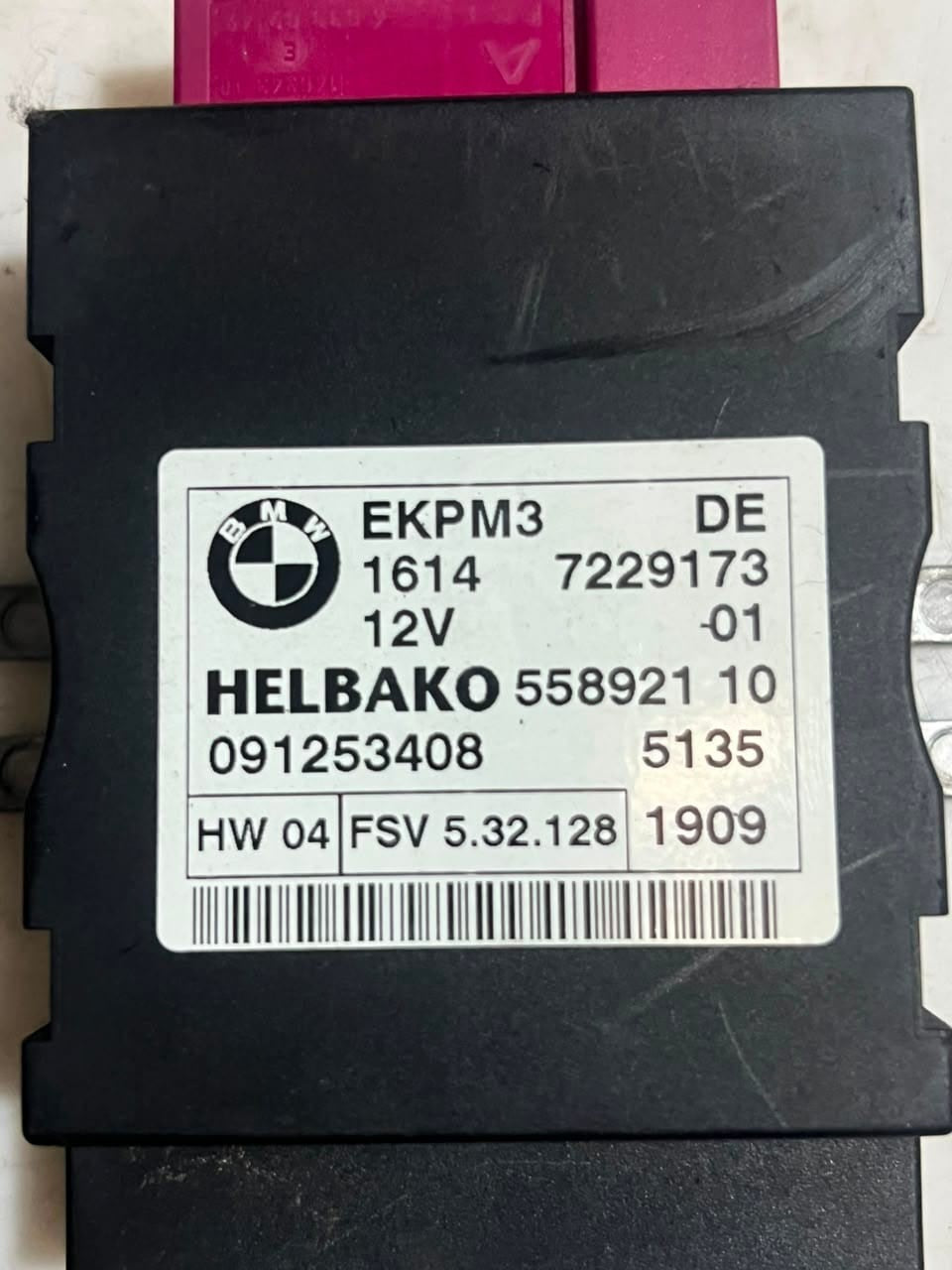 2016 BMW 1' 3' Z4 E60 E61 E70 E71 E89 E90 Fuel Pump Control Module 7229173 OEM 
