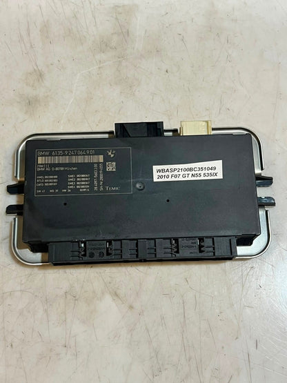 10-17 BMW F07 5' 6' 7' GT F10 F12 F01 F2 535i GT Light Control Module 9247064