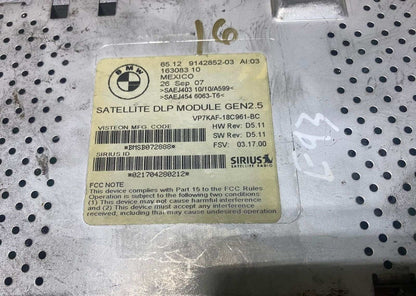 2008-2009 BMW 3-Series E90, 5-Series E60 E61, and X5 E70  328i Satellite Radio C