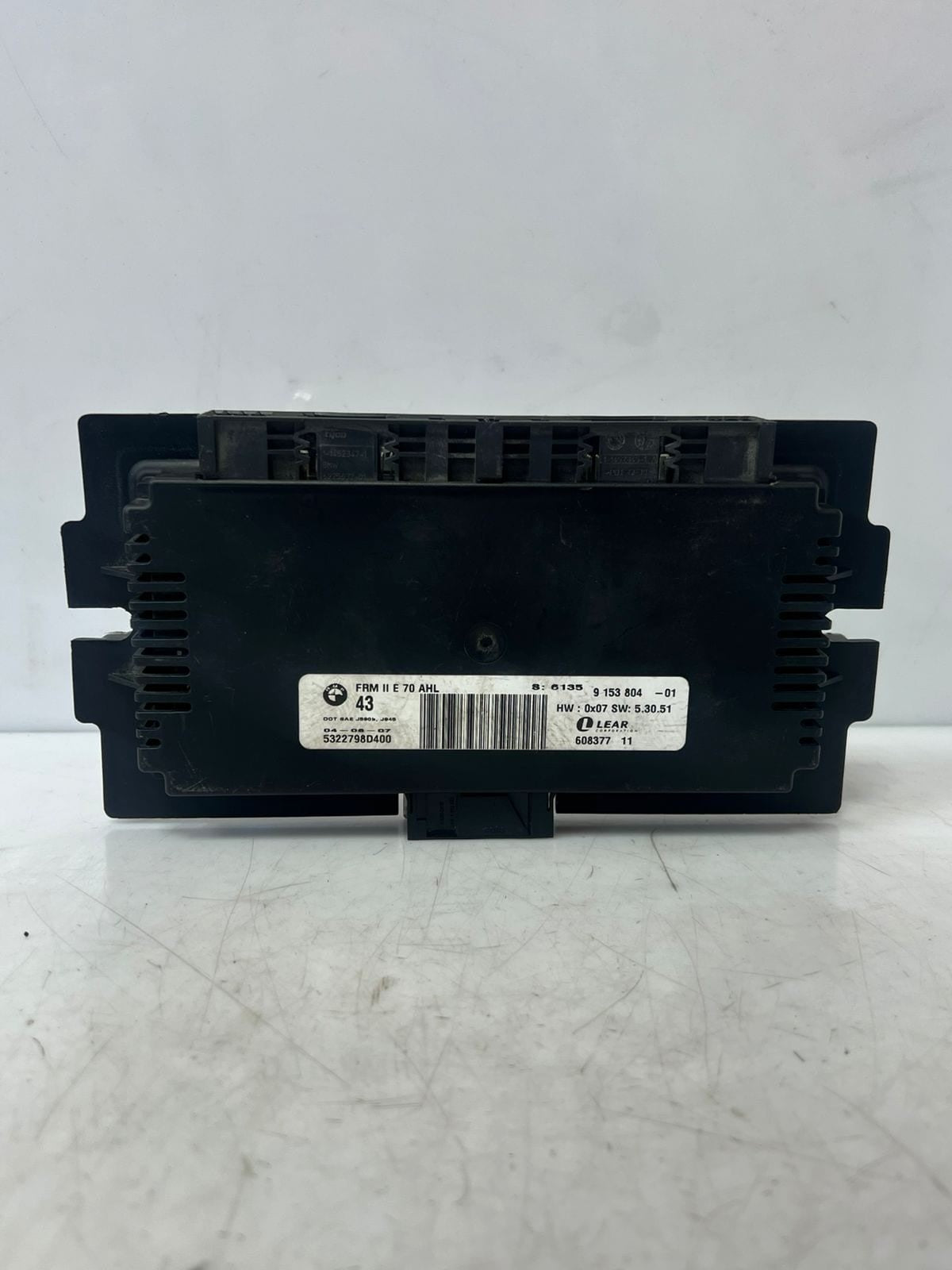 2007-2013 BMW X5 E70 FRM II AHL Footwell Light Control Module 9153804 OEM