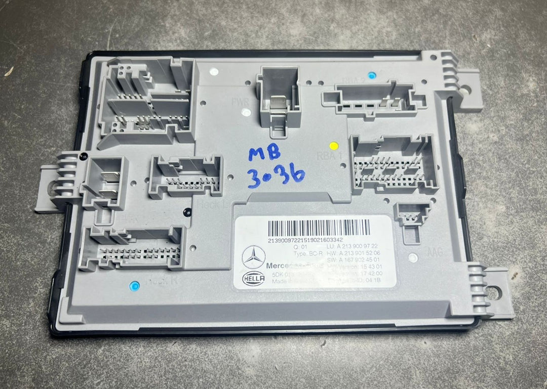 19-23 Mercedes-Benz W213 CLS Body Comfort Control Module Unit A213 9009722 OEM