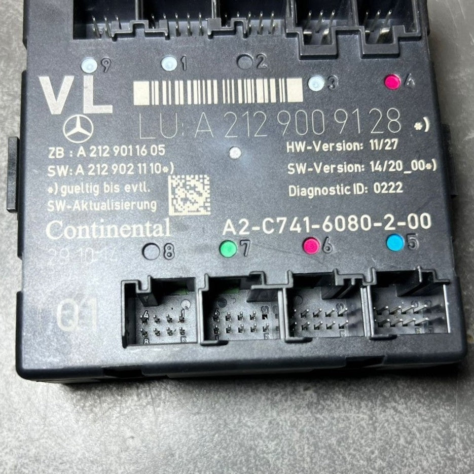 Mercedes-Benz W212 E-Class Front Left Side Door Control Module A212 9009128 OEM