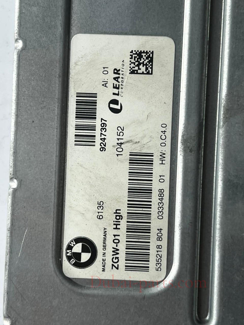 2012-2018 BMW 650i Central Gateway Control Module 9247397 5, 6, and 7 Series inc