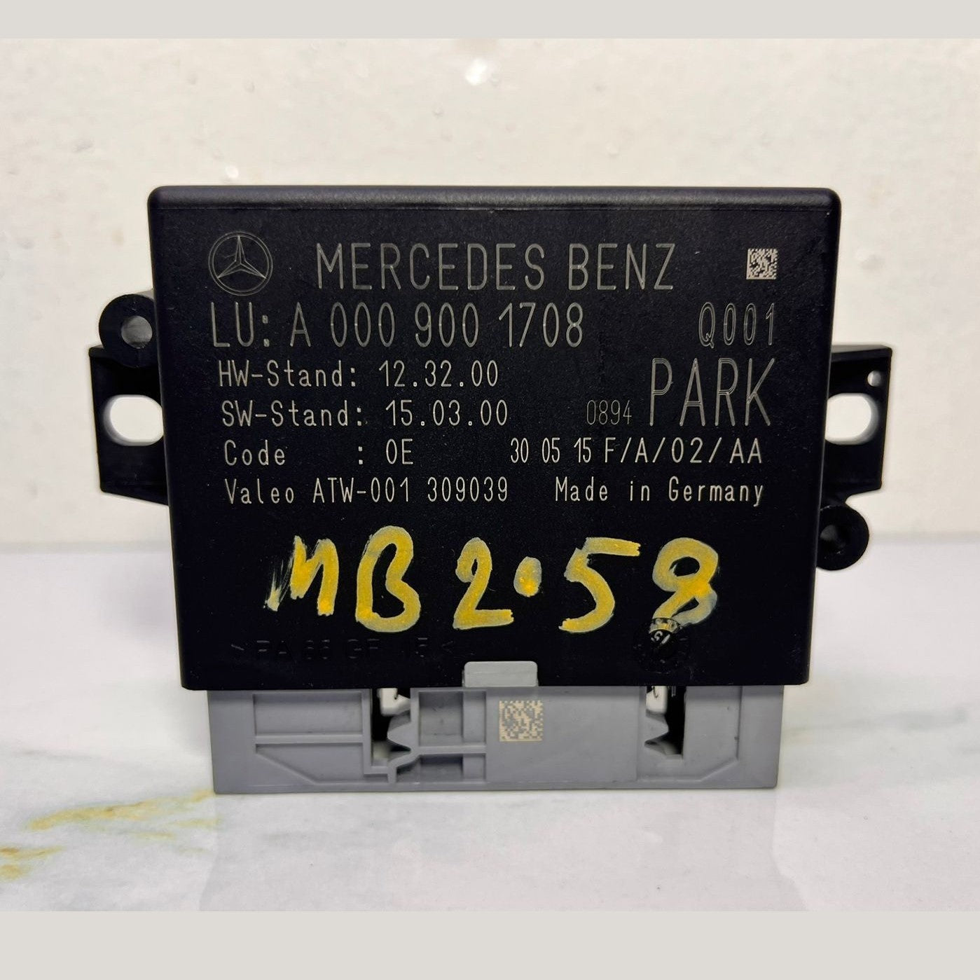 2018 Mercedes-Benz S500 Parking Pdc Control Unit A 0009001708 W222 S-Class