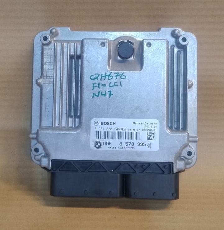 BMW 5 F10 F11 520D ENGINE N47 D20C AUTO ENGINE CONTEOL UNIT KEY LOCK SET 8578995