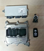 Load image into Gallery viewer, BMW F10 N20 Engine ECU Kit CAS Key Set Manual OEM 8661468GAA