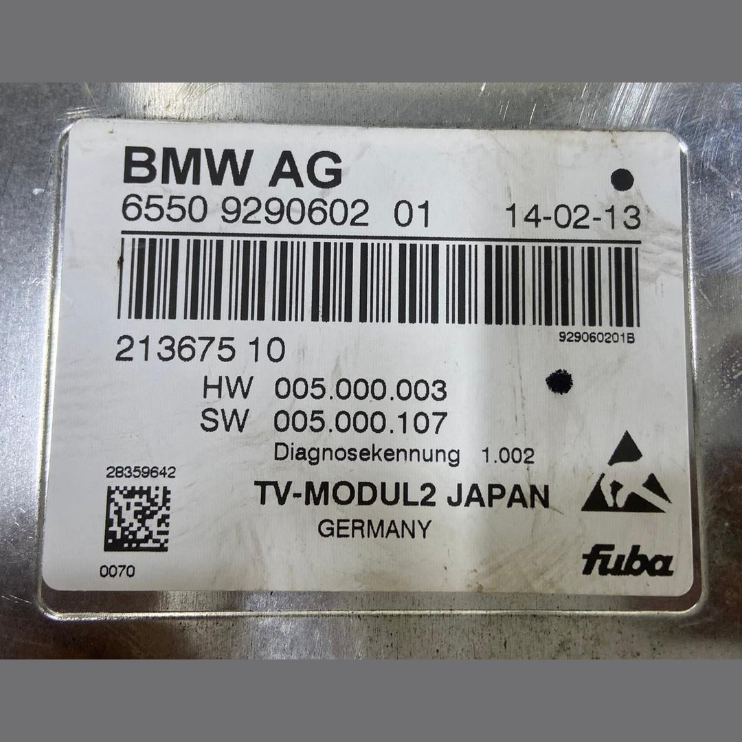 OEM BMW X5 F15 X3 F25 F01 F30 F07 F10 F18 F06 F12 TV Modul 2 Japan 9290602