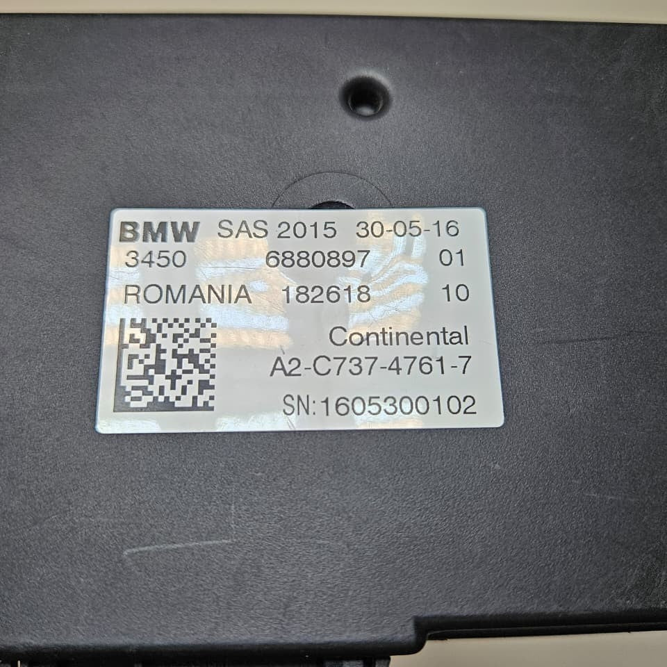 OEM BMW 750i 740i G12 SAS STEERING ANGLE SENSOR CONTROL MODULE 6880897