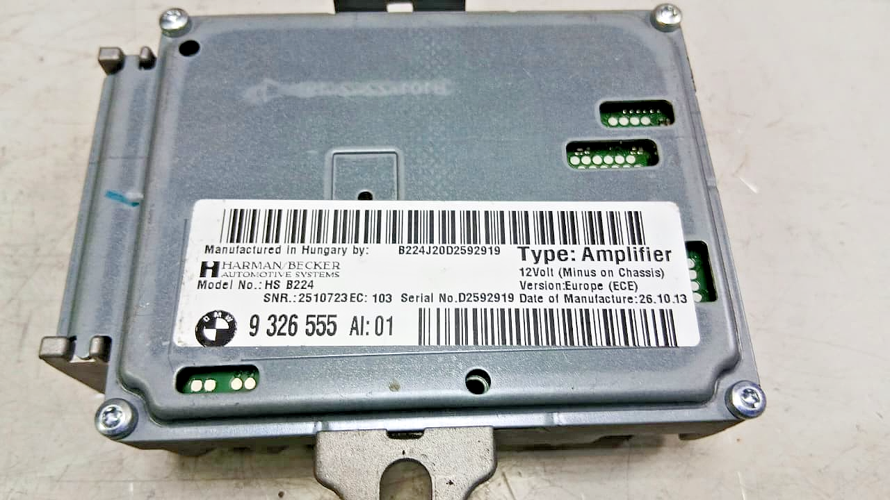 BMW Active Sound Design Module  F20 F21 F30 Harman Becker Control Unit 9326555
