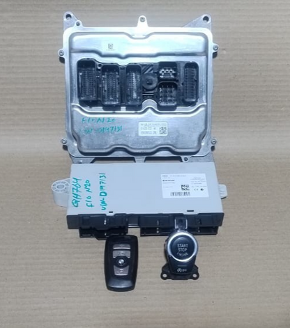 BMMW F10 N20  ENGINE CONTROL ECU UNIT SET DME + KEY  8626172