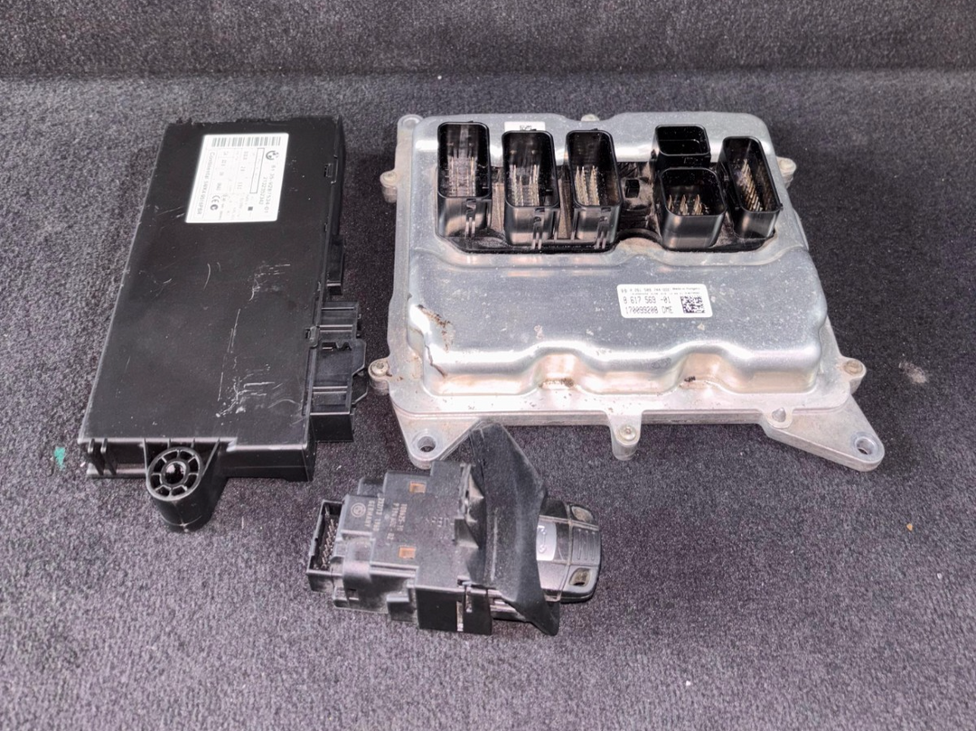 BMW X1 E84 20I N20 184HP ENGINE UNIT ECU KIT DME CAS3 + KEY AUTOMATIC - 8617569