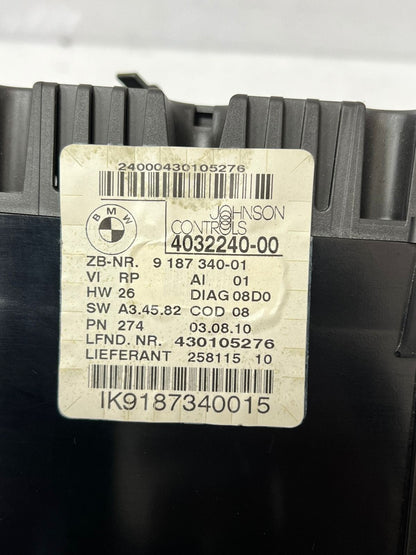 2005-2012 BMW 320i 3 Series E90 N43-B20A Instrument Cluster 4032240 OEM