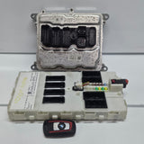 2014 BMW  116i F20 N13 Engine Control Unit ECU KEY SET DME 8630125 OEM