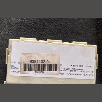 BMW 1 F20 PRE LCI 118i  N13B16A  ENGINE CONTROL UNIT ECU KEY LOCK SET - 8610484