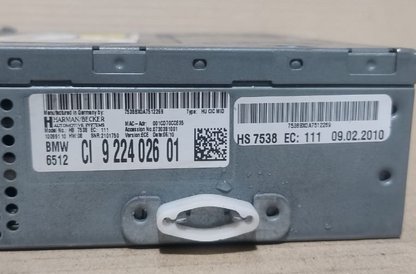 BMW 5 SERIES F10 F11 HEAD UNIT CIC MID RADIO 9224026 OEM