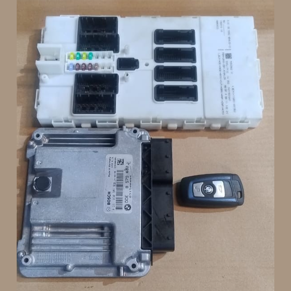 OEM BMW 320D GT F34 N47N M SPORT ENGINE CONTROL UNIT ECU KIT + KEY DDE 8579480