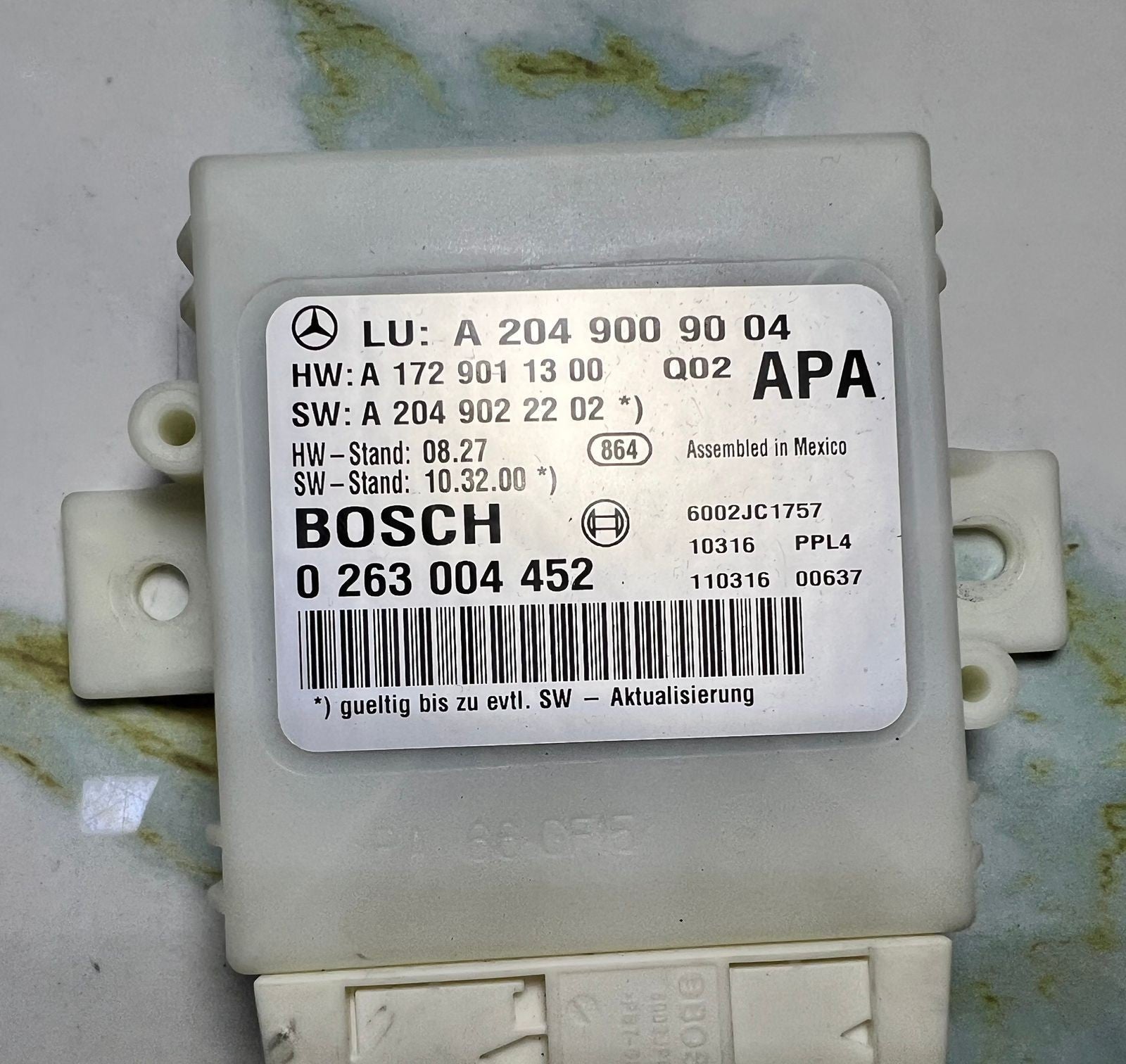 Mercedes-Benz W204 C-Class C200 Parking Distance Control Module A204 9009004 OEM