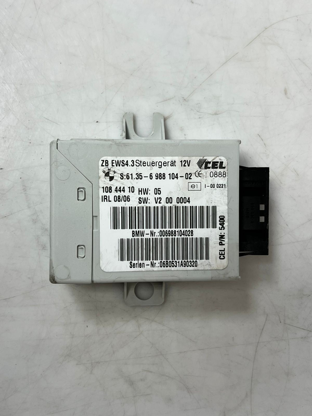 2004-2006 BMW M54 E46 ENGINE CONTROL UNIT ECU COMPLETE SET 7561382 OEM