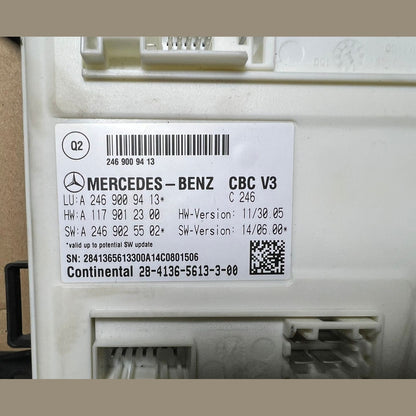 Mercedes-Benz W246 CLA B-Class Front SAM Control Module Unit A246 9009413 OEM