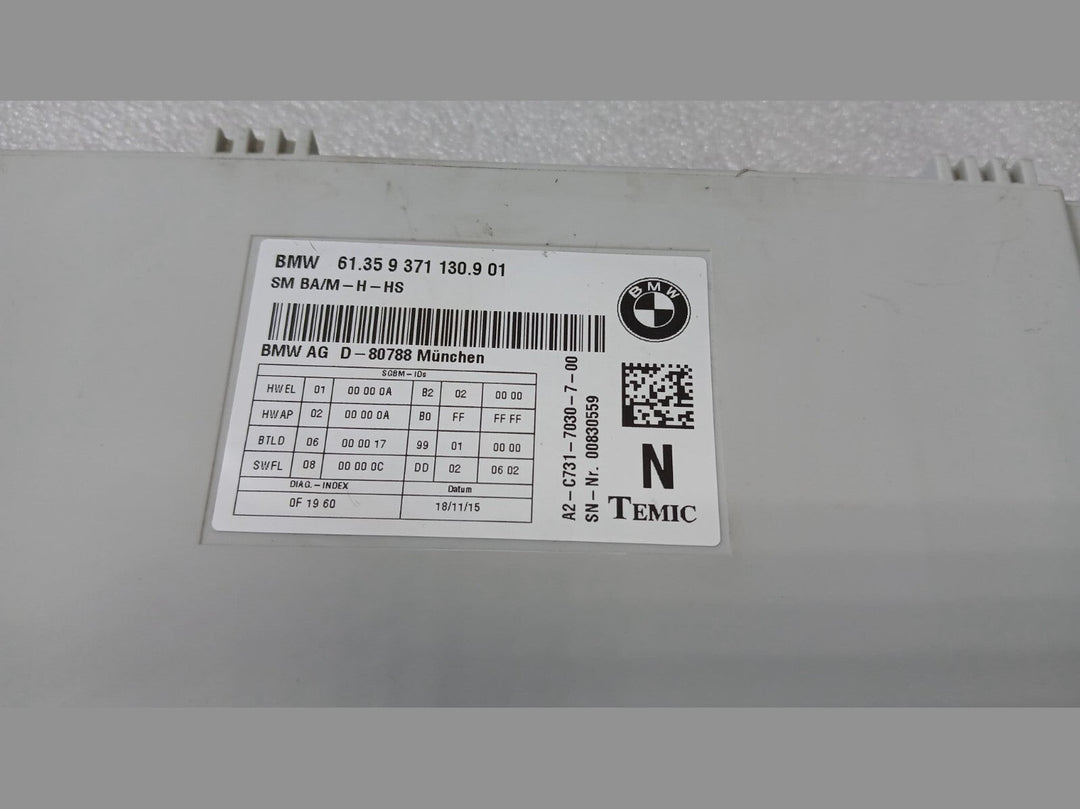 10-19 BMW 2 3 4 5 6 7 X (F22 F30 F32 F15 F16 F85 F86) HEATED SEAT CONTROL MODULE