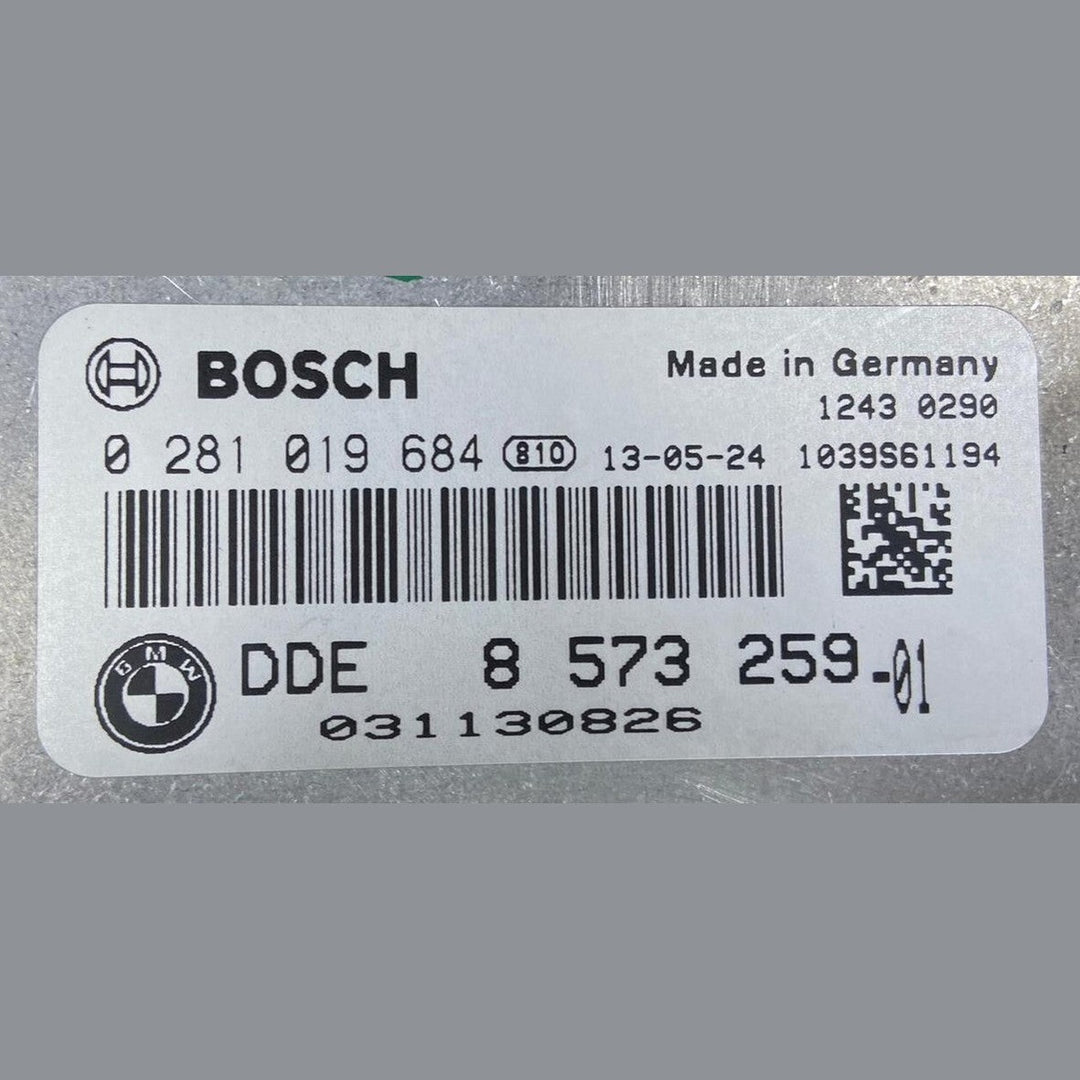 OEM BMW 320d N47N F30 2013 ENGINE CONTROL UNIT DDE ECU KIT 8573259 USED