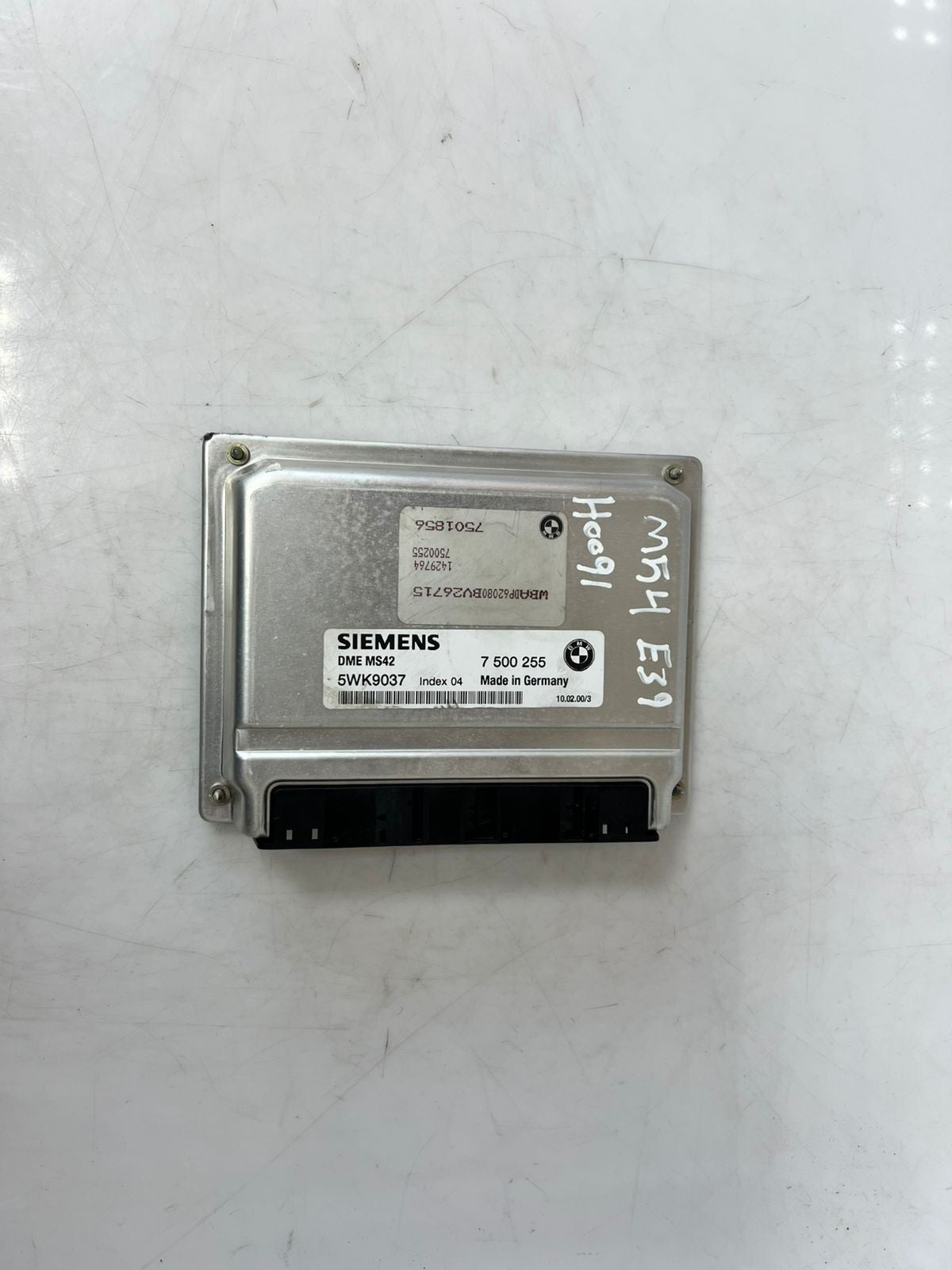 BMW 3 Series E46 328ci M52 Engine ECU Lockset DME 5WK9037 7500255