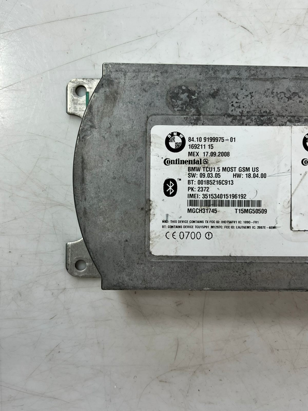2007-2013 BMW 328i E90 M3, Z4 GSM Telematic Control Unit 9199975 OEM
