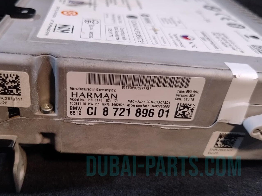 BMW 5 G30 G31 2019 Radio CD GPS player head unit 8721896