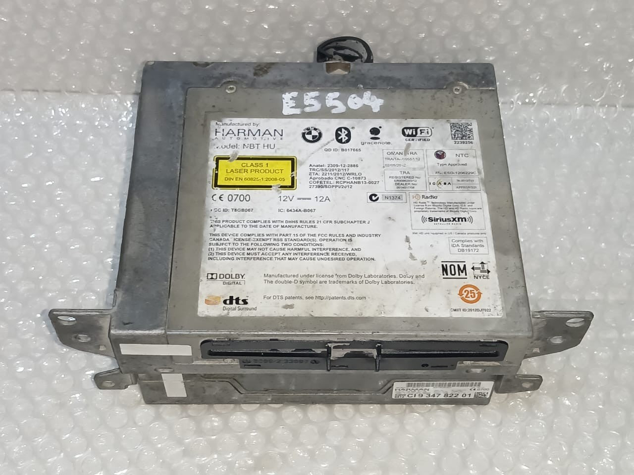 Bmw F30 3 Series NBT Head Unit Radio - 9347822