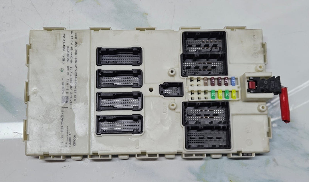 2012-2016 BMW 3 Series 320i 328i Front Body Control Module BCM 9303543