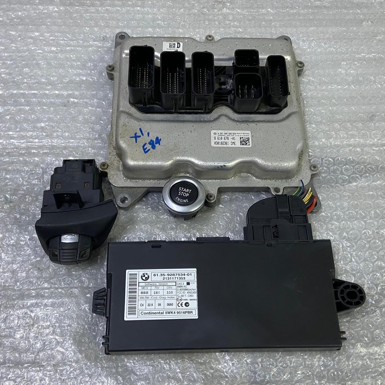 OEM BMW X1 , Z4 E84 E89 N20A ENGINE CONTROL UNIT ECU SET MODULE DME 8610678